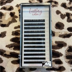 LivBay Lash - D Curl, 9mm, 0.07